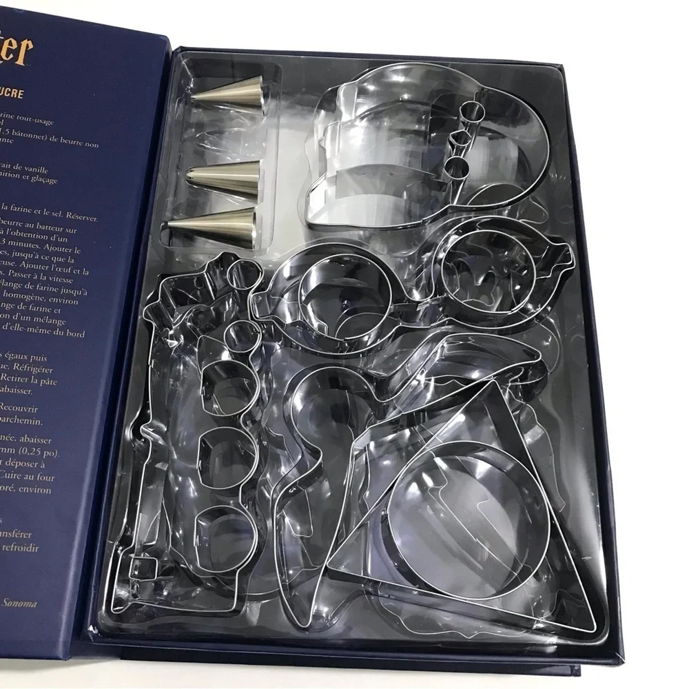 Williams Sonoma HARRY POTTER Cookie Cutter Kit Baking Pastry Set